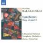 Domarkas / Lithuanian Nso - Sinfonien 4+5