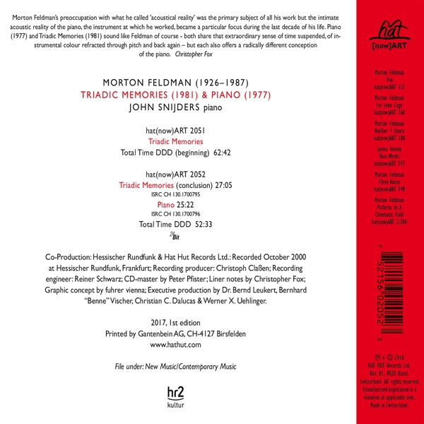 Triadic Memories/ Piano 1