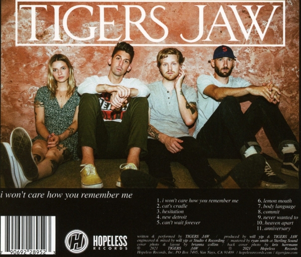 I won\'t care how you remember me 1