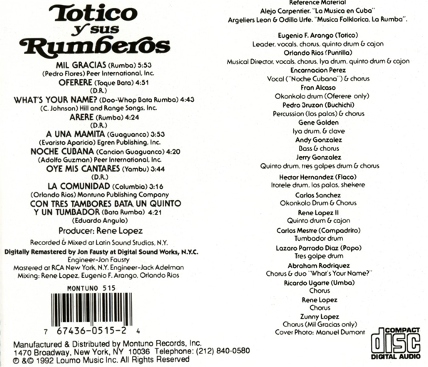 Totico Y Sus Rumberos 1