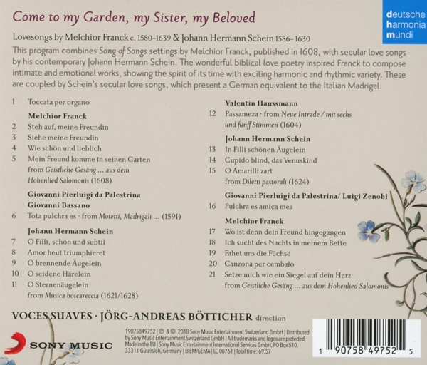 Come to My Garden: Sacred & Secular Renaissance Lo 1
