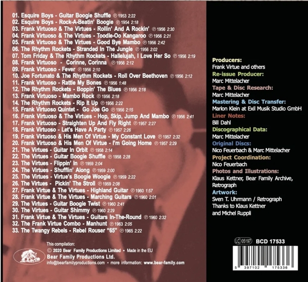 Frank Virtue And The Virtues-Rock (CD) 1