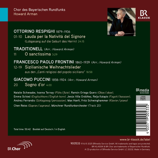 Respighi: Lauda Per La Nativita Del Signore Fronti 1