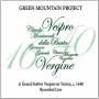 Green Mountain Project - Grand Festive Vespers In Venice C. 1640