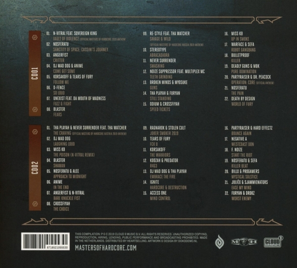 Masters Of Hardcore Xli-vault Of Violence 1