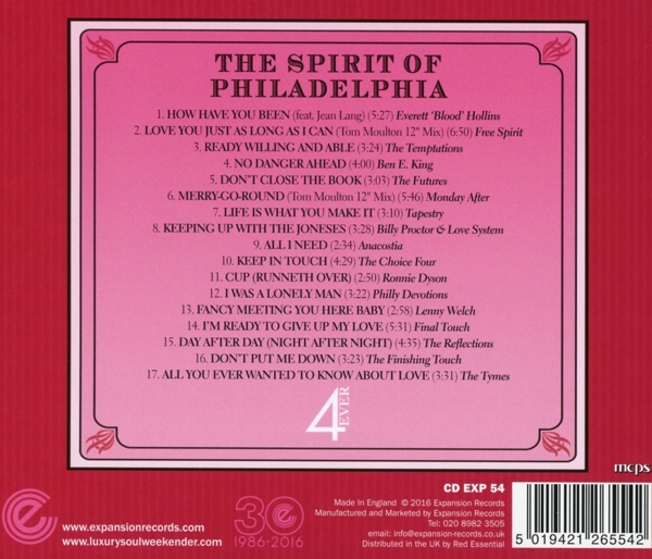 Spirit Of Philadelphia Vol.4 Ever 1