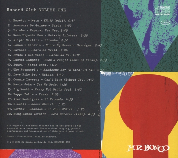 MR Bongo Record Club Volume One 1