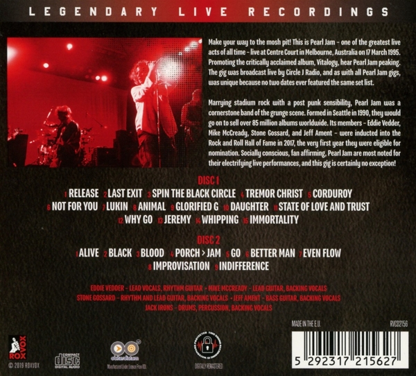 Live In Australia 1995 1