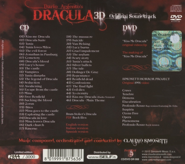 Dracula 3d Ost D.Argento 1