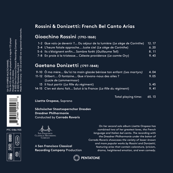 Oropesa / Rovaris / Dresdner Philharmonie / + 1
