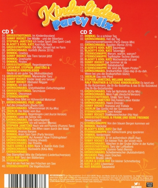 Kinderlieder Party Mix - Die Bekanntesten Hits 1