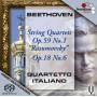Quartetto Italiano - Streichquartette op.59 1+op.18 6