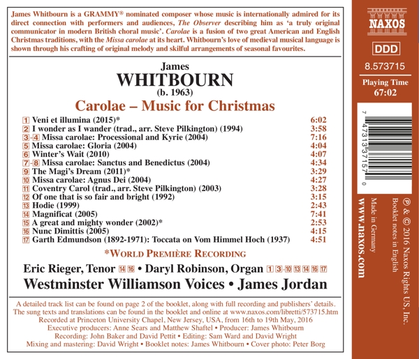 Carolae-Music for Christmas 1