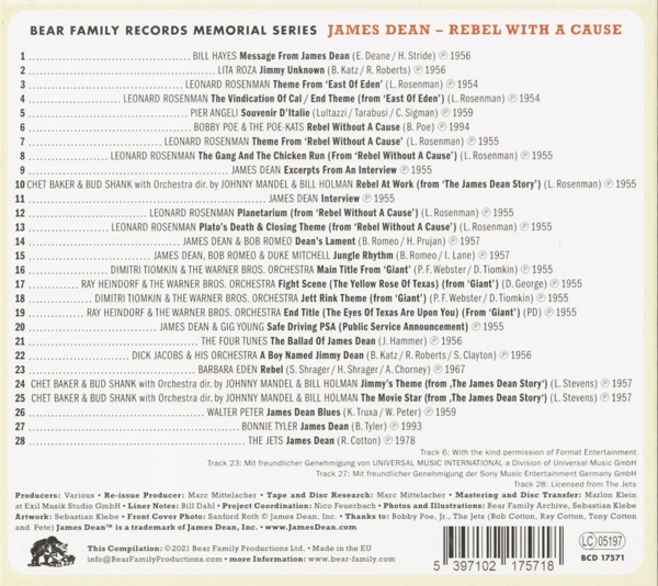 James Dean - Rebel With A Cause (CD) 1