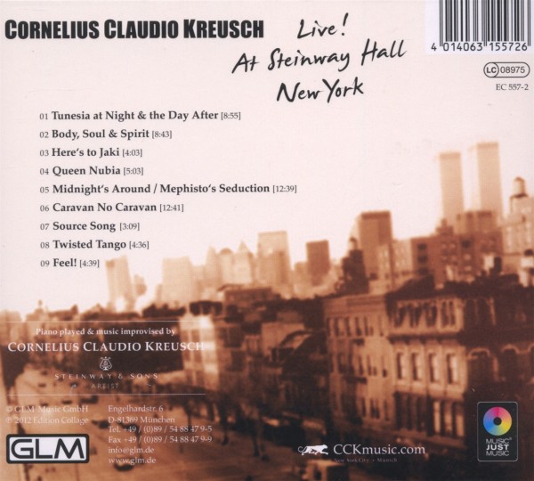 Live! At Steinway Hall New York 1