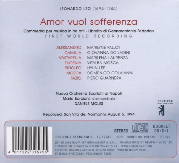 Amor Vuol Sofferenza 1