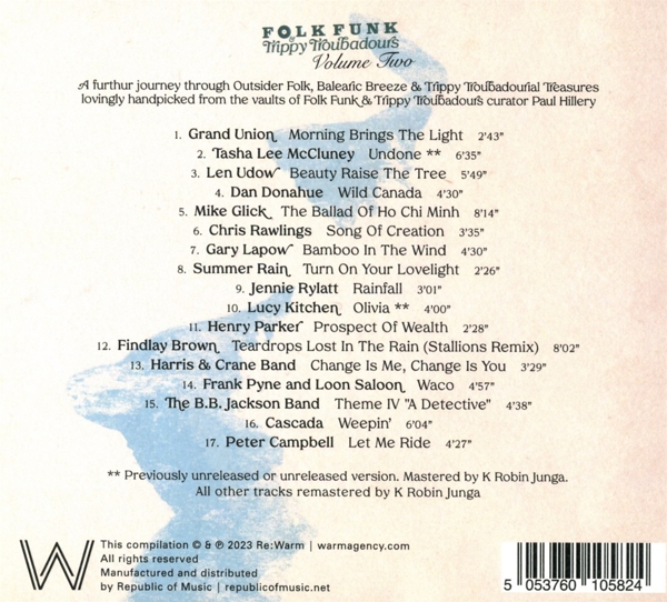 Folk Funk & Trippy Troubadours Volume Two 1