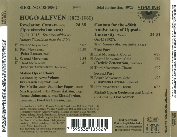 Alfven:Kantaten Vol.2 1