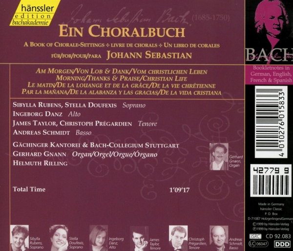 Ein Choralbuch-Am Morgen/ Von Lob & Dank 1