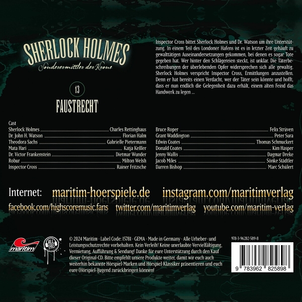 Sherlock Holmes 13: Faustrecht 1