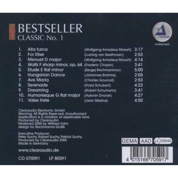 Bestseller Classic no. 1 1