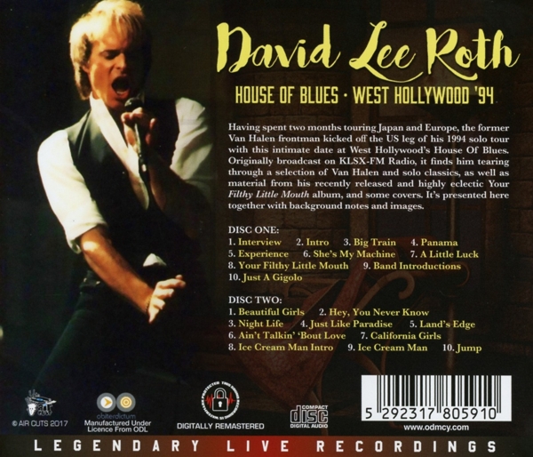 House Of Blues-West Hollywood 94 1