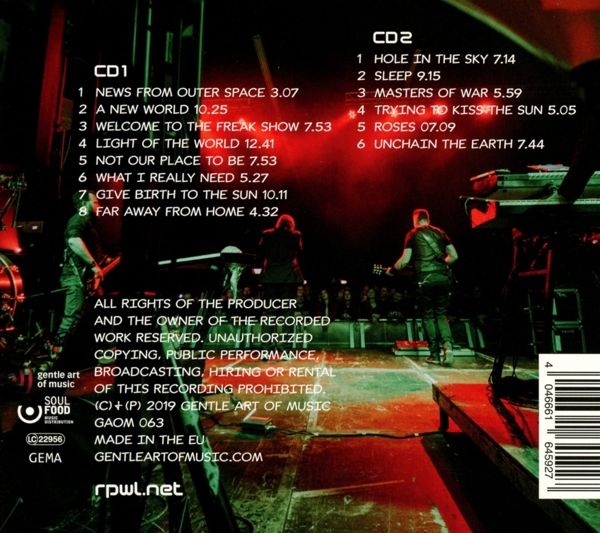 Live From Outer Space (2CD-Digipak) 1