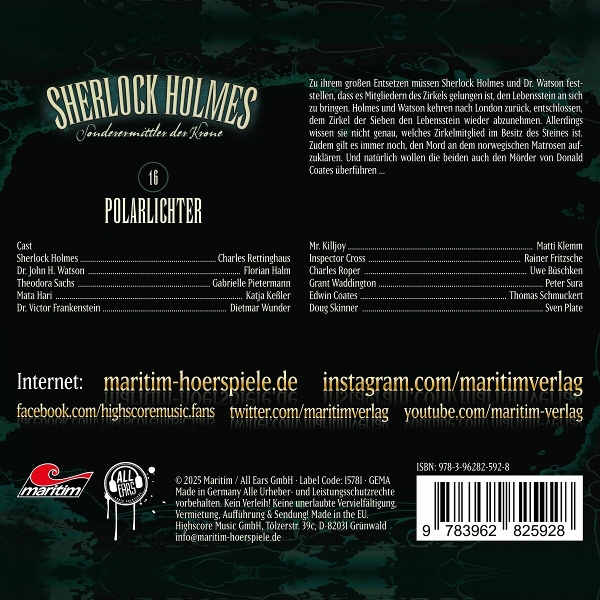 Sherlock Holmes 16: Polarlichter 1