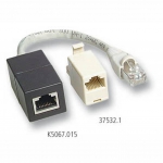 Efb-elektronik - ISDN Adapter RJ45 Stecker / Buchse, terminiert, 0,15 m