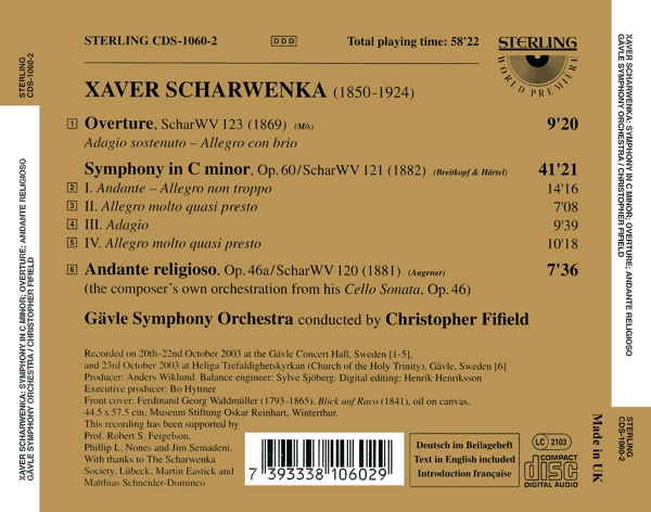 Scharwenka Symphony C Moll 1