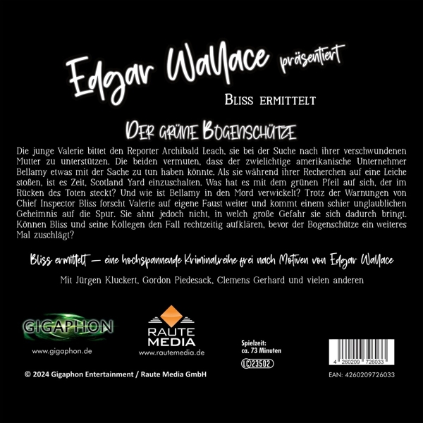 Edgar Wallace 03 - Der Grüne Bogenschütze 1