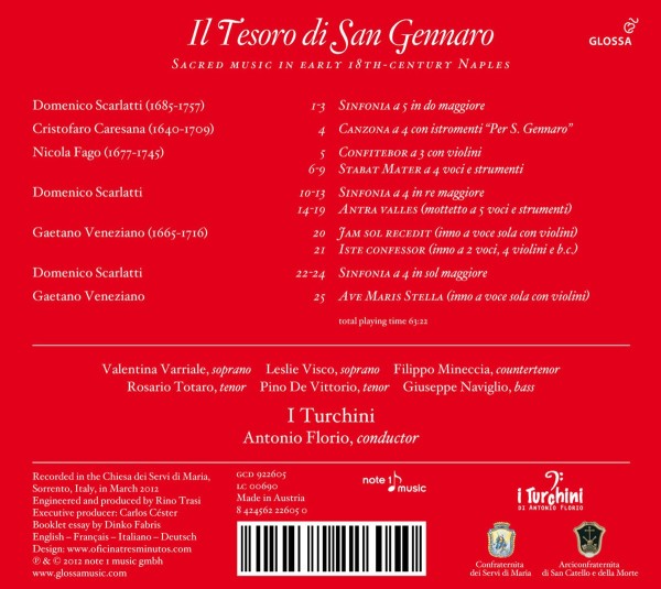 Il Tesoro di San Gennaro-Geistliche Musik im Nea 1