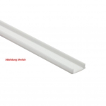 Synergy 21 Led - Synergy 21 LED U-Profil zub ALU034 PC opal diffusor schwarz/black (S21-LED-PR20220)