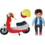 Zapf Creation Ag - BABY born Minis - Playset Simon mit Scooter, Spielfigur