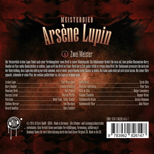 Lupin 01: Zwei Meister 1