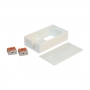 Shelly Zubehr - / Gehuse fr Shelly EM mit geschlossenem Deckel, inkl. 2 x WAGO 221-413