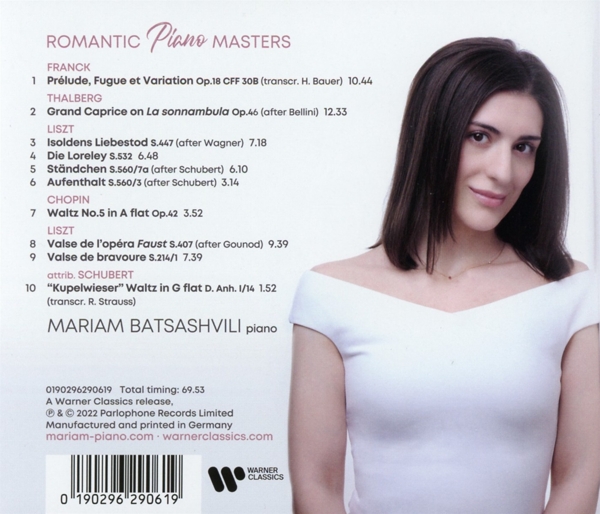 Romantic Piano Masters 1