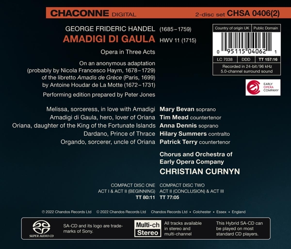 Amadigi Di Gaula, HWV 11 1