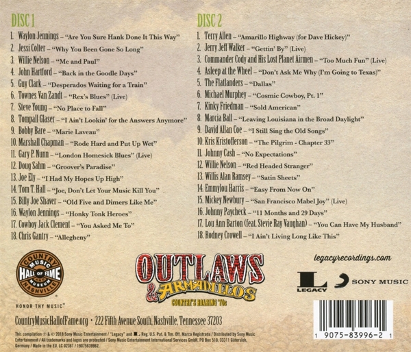Outlaws & Armadillos: Countrys Roaring 70s 1