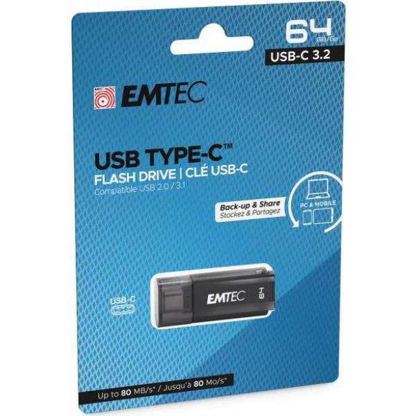 Emtec B110 Click Easy 3.2 - clé USB 128 Go - USB 3.2