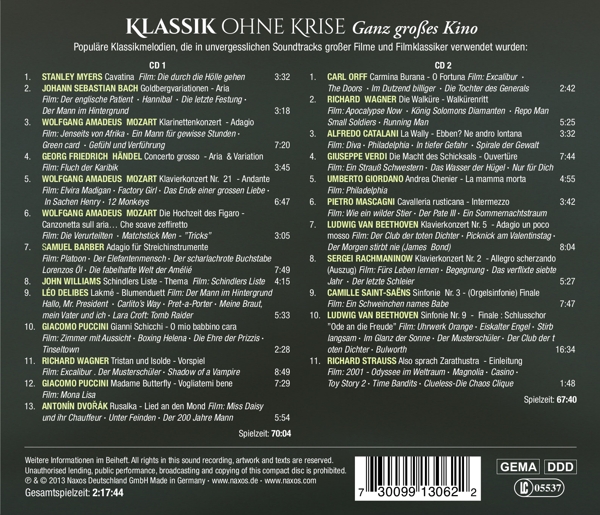 Klassik ohne Krise: Ganz großes Kino 1