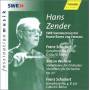Schubert / Webern / Zender / Swr Radio So Freiburg - Symphony 1 D Major / Variations For Orchestra Op30