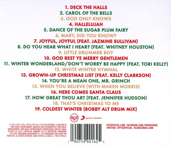 The Best Of Pentatonix Christmas 1