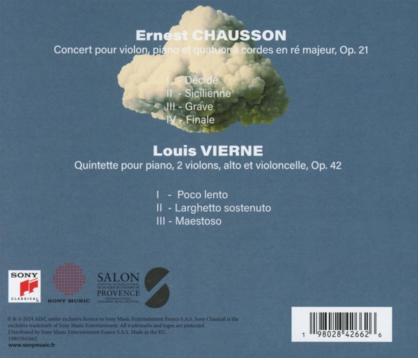 Concert de Chausson - Quintette de Vierne 1