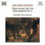Mendelssohn / Bartholdy Piano Quartet - Piano Sextet / Piano Quartet 1