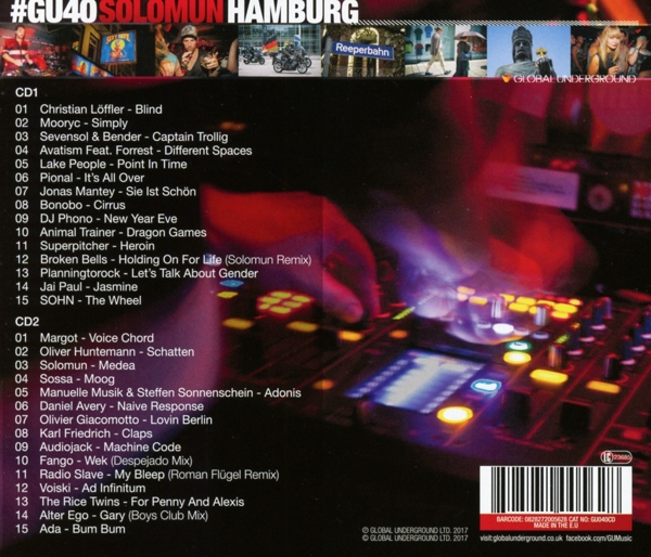 Global Underground GU40:Hamburg (Mixed by Solomun) 1