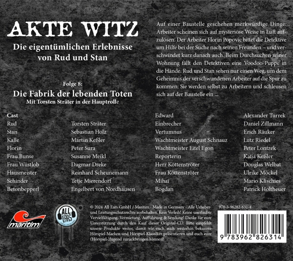 Akte Witz 08: Die Fabrik Der Lebenden Toten 1