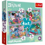 Trefl S.a. - Lilo & Stitch 4in1 Puzzle
