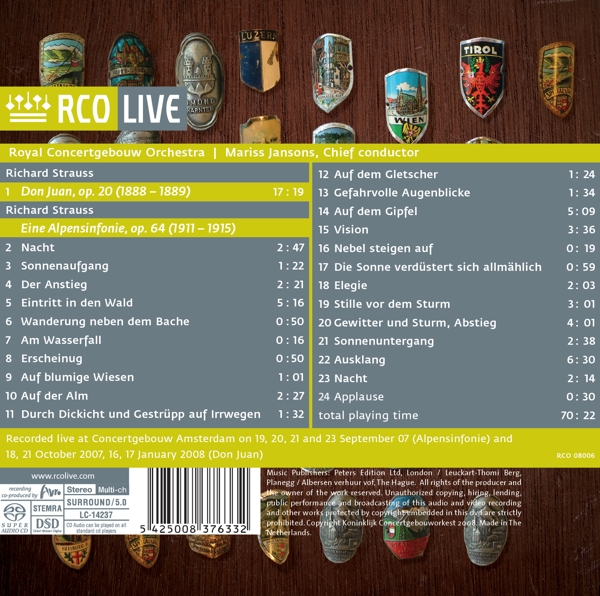 Jansons, Mariss/ RCO 1