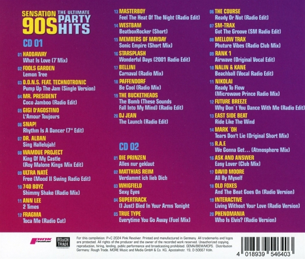 Sensation 90s Vol. 4 - The Ultimate Party Hits 1